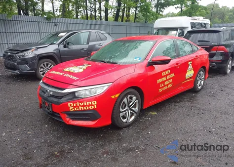 2018 Honda Civic Lx из США, поврежденный, VIN 2HGFC2F59JH541708